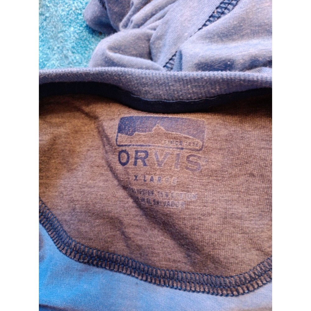 Orvis Drirelease t-shirt blue Sz XL - Picture 4 of 4